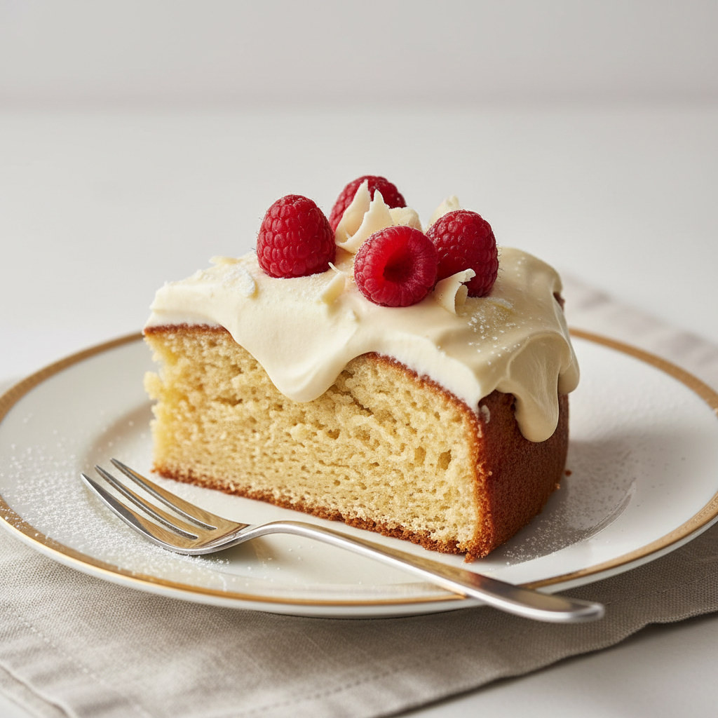 Photo de Recette de gâteau à la crème fraîche moelleux et fondant