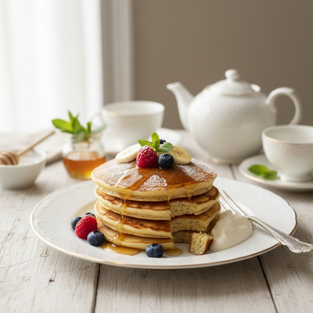 Photo de Recette de pancakes express pour un brunch réussi