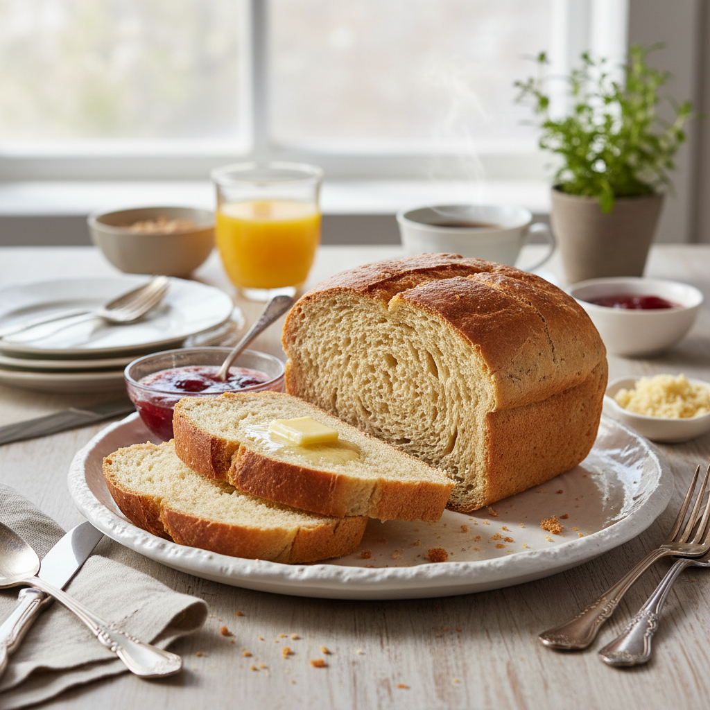 Photo de Recette du pain sans gluten maison moelleux et doré