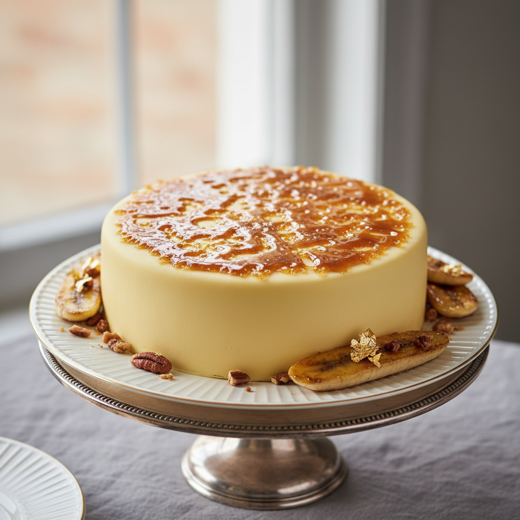 Photo de Banana cake fondant et sa croûte caramélisée