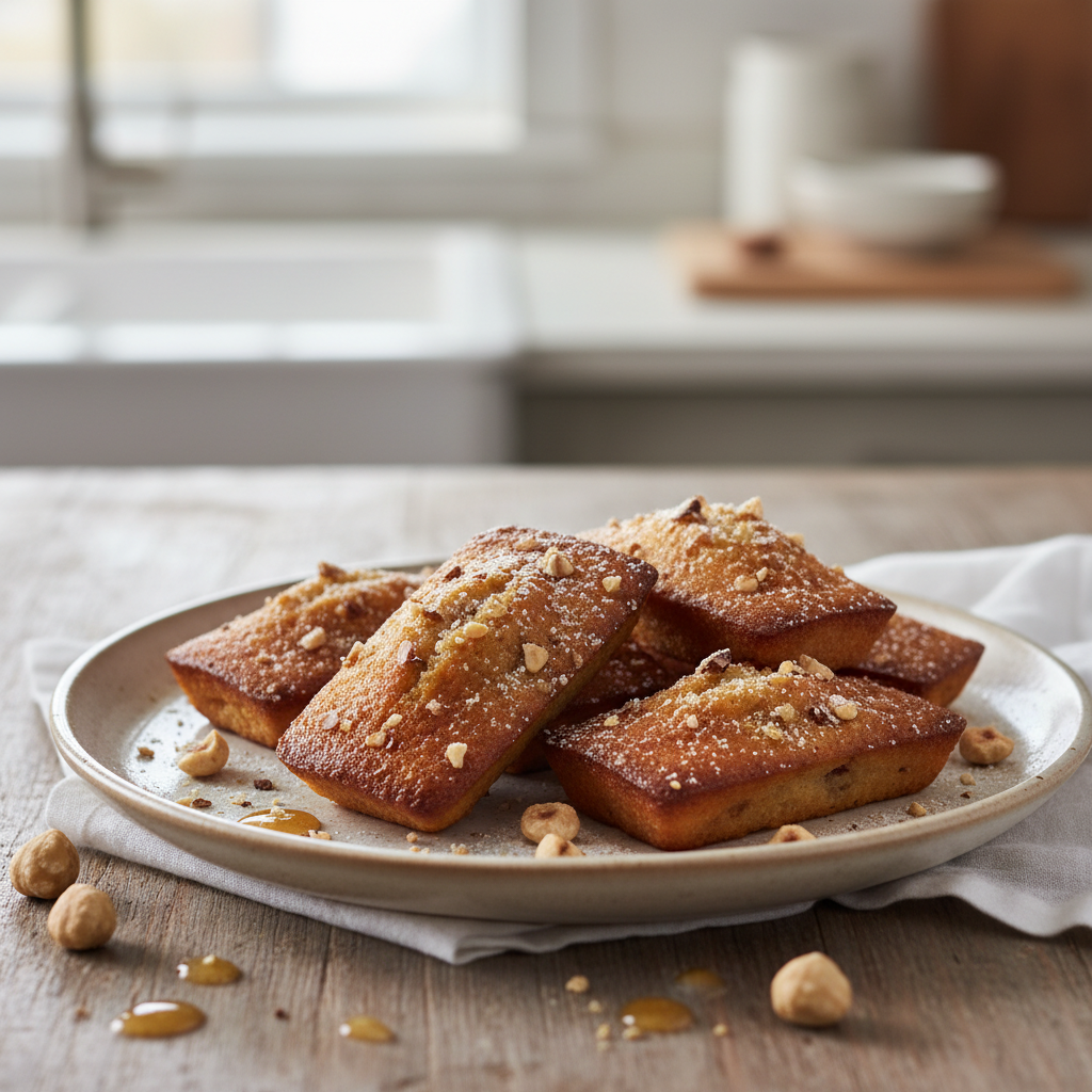 Photo de Recette des financiers à la noisette et au beurre noisette
