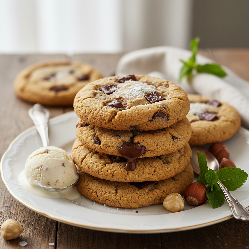 Photo de Recette des cookies américains aux pépites de chocolat