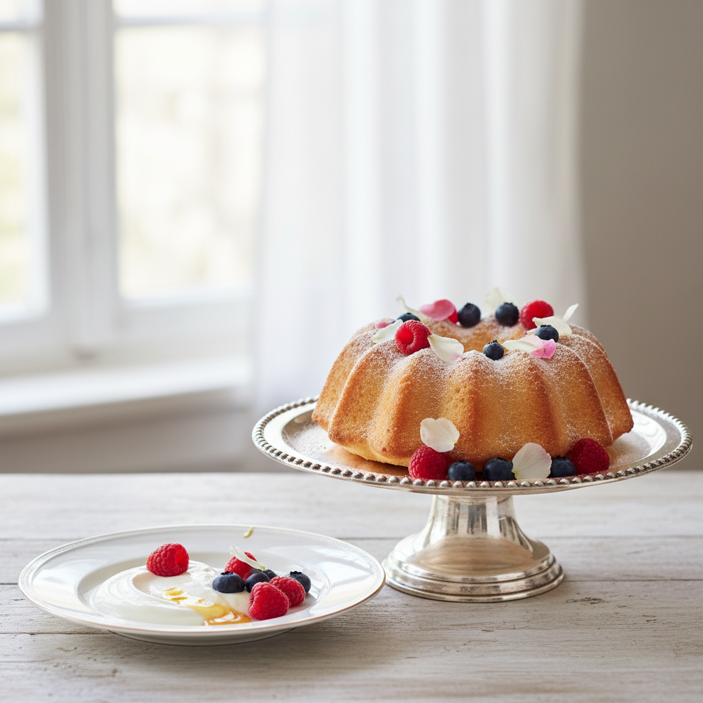 Photo de Recette du gâteau au yaourt aérien façon chef étoilé