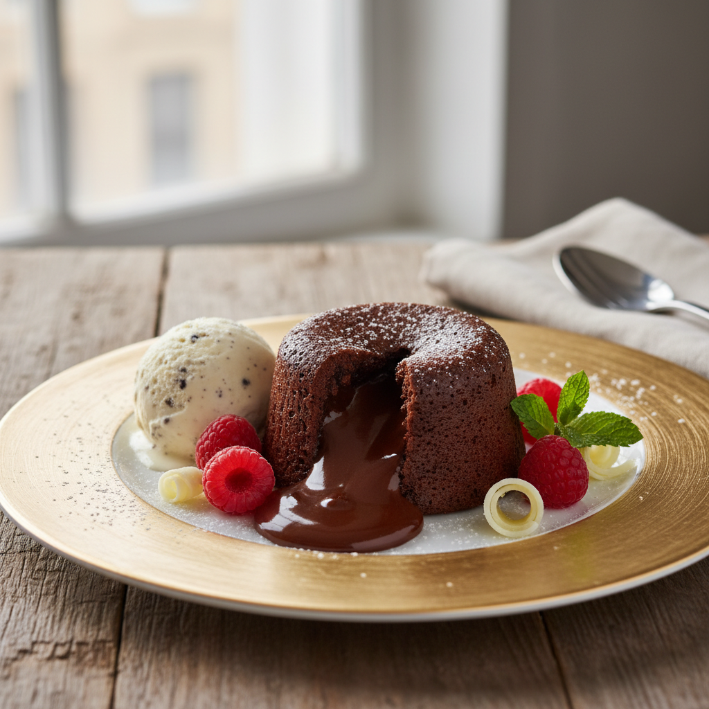 Photo de Recette du fondant au chocolat Nestlé Dessert mythique