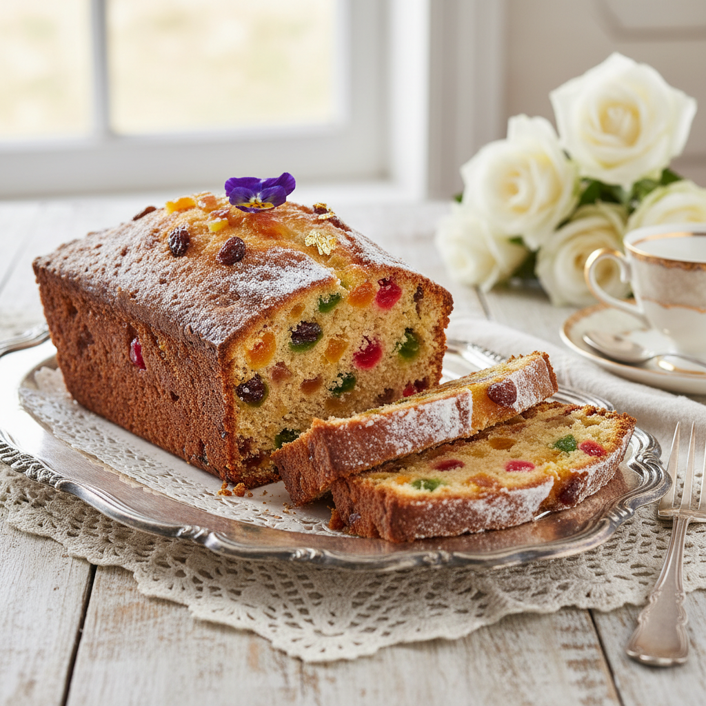 Photo de Recette du cake aux fruits confits façon grand-mère