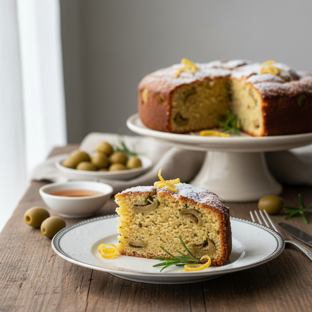 Photo de Recette de cake aux olives moelleux et savoureux