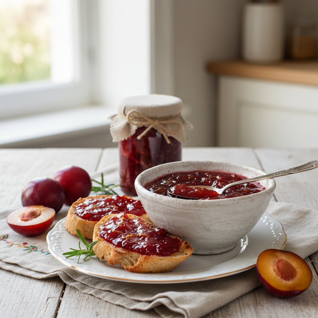 Photo de Recette de confiture de prunes à l'ancienne comme autrefois