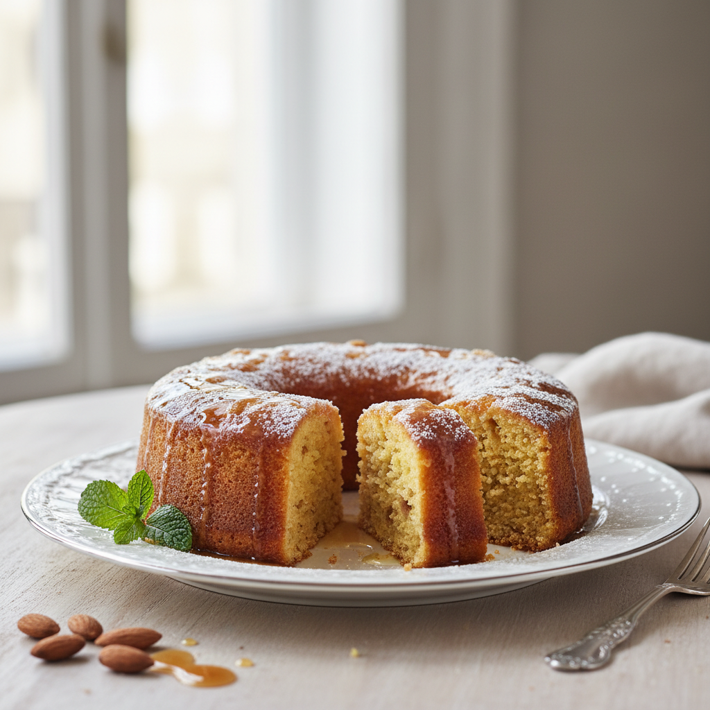 Photo de Recette du gâteau nantais authentique au rhum et amandes