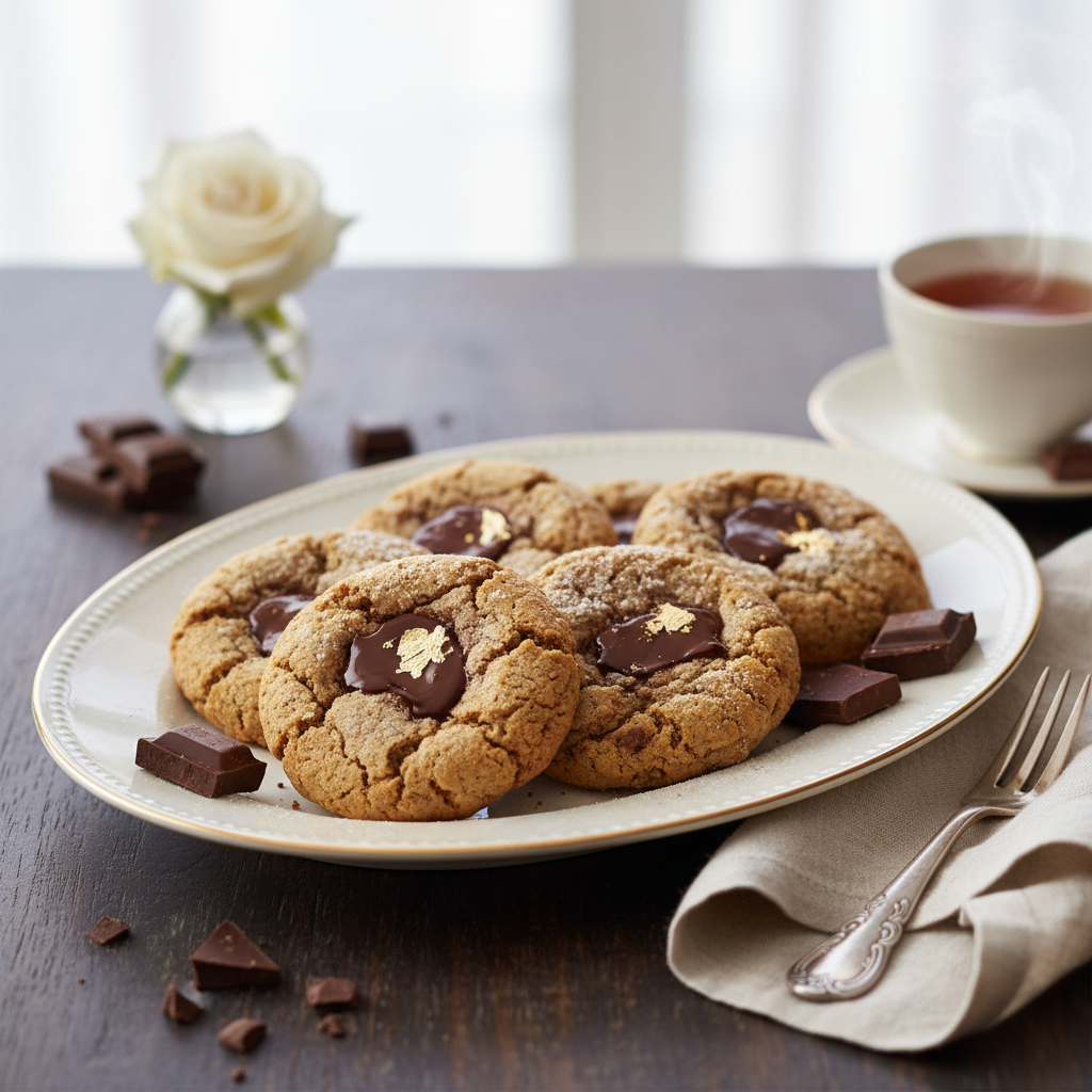 Photo de Recette des cookies croquants et fondants façon Marmiton