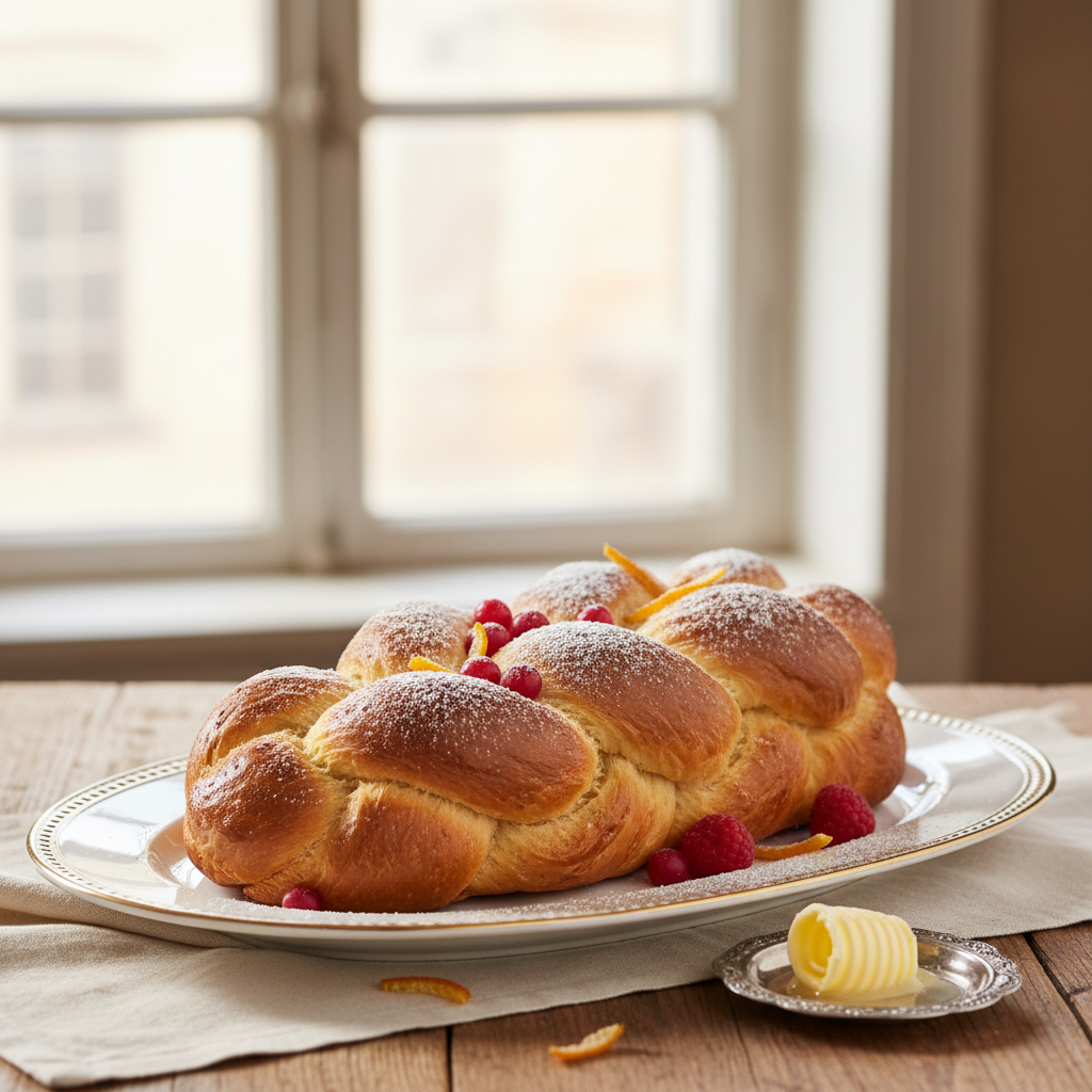 Photo de Recette de brioche facile à la main pur beurre