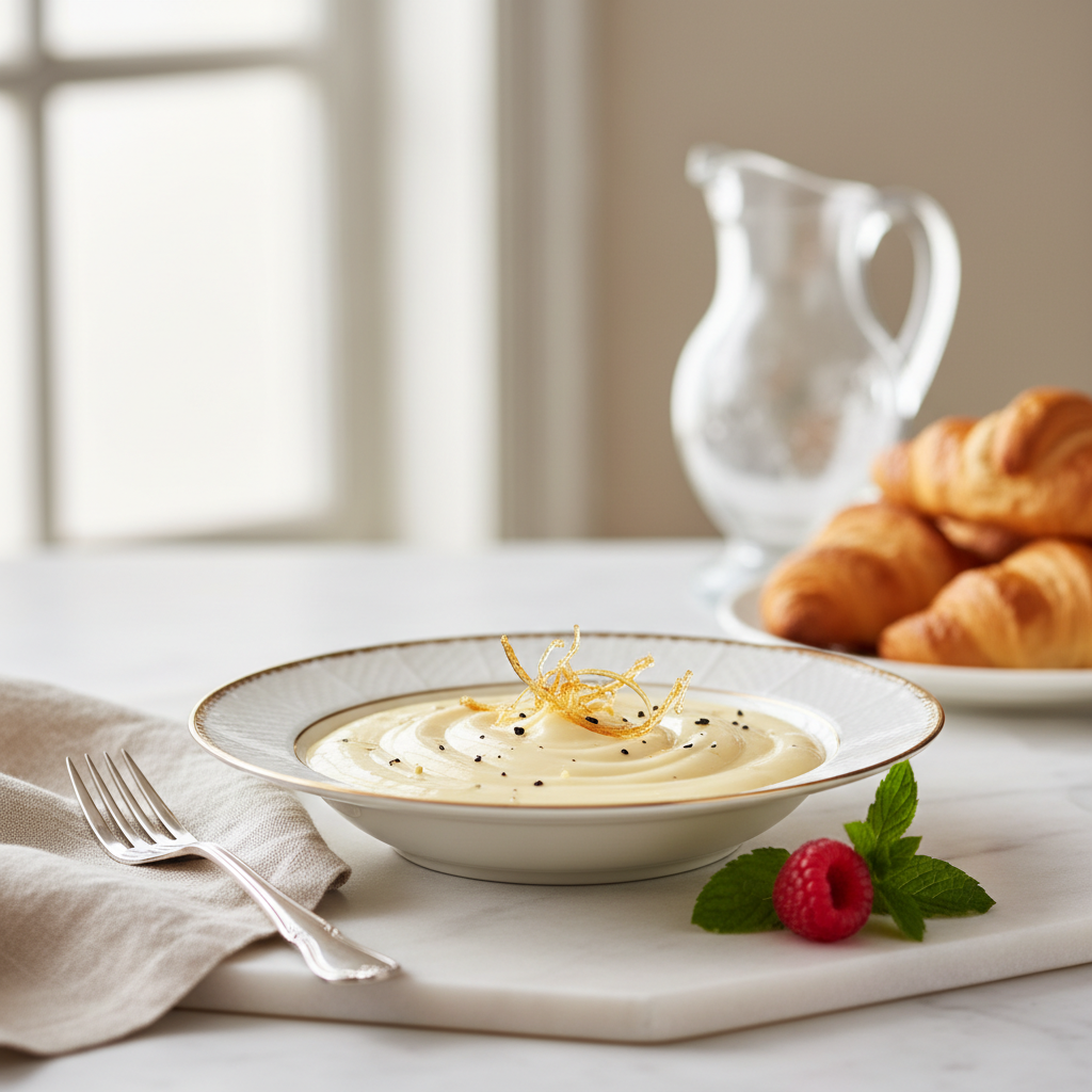 Photo de Recette de crème pâtissière onctueuse à la vanille bourbon