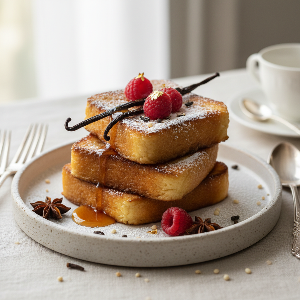 Photo de Recette du pain perdu moelleux à la vanille bourbon
