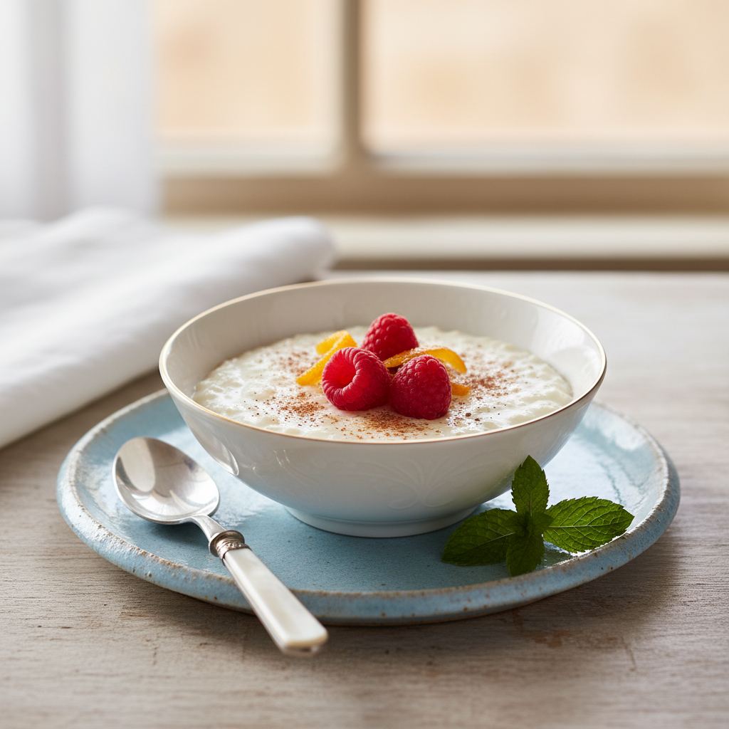 Photo de Recette de riz au lait rapide pour un dessert réconfortant