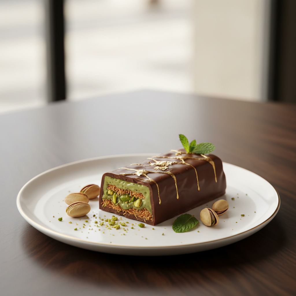 Photo de Recette de la tablette de chocolat de Dubaï à la pistache