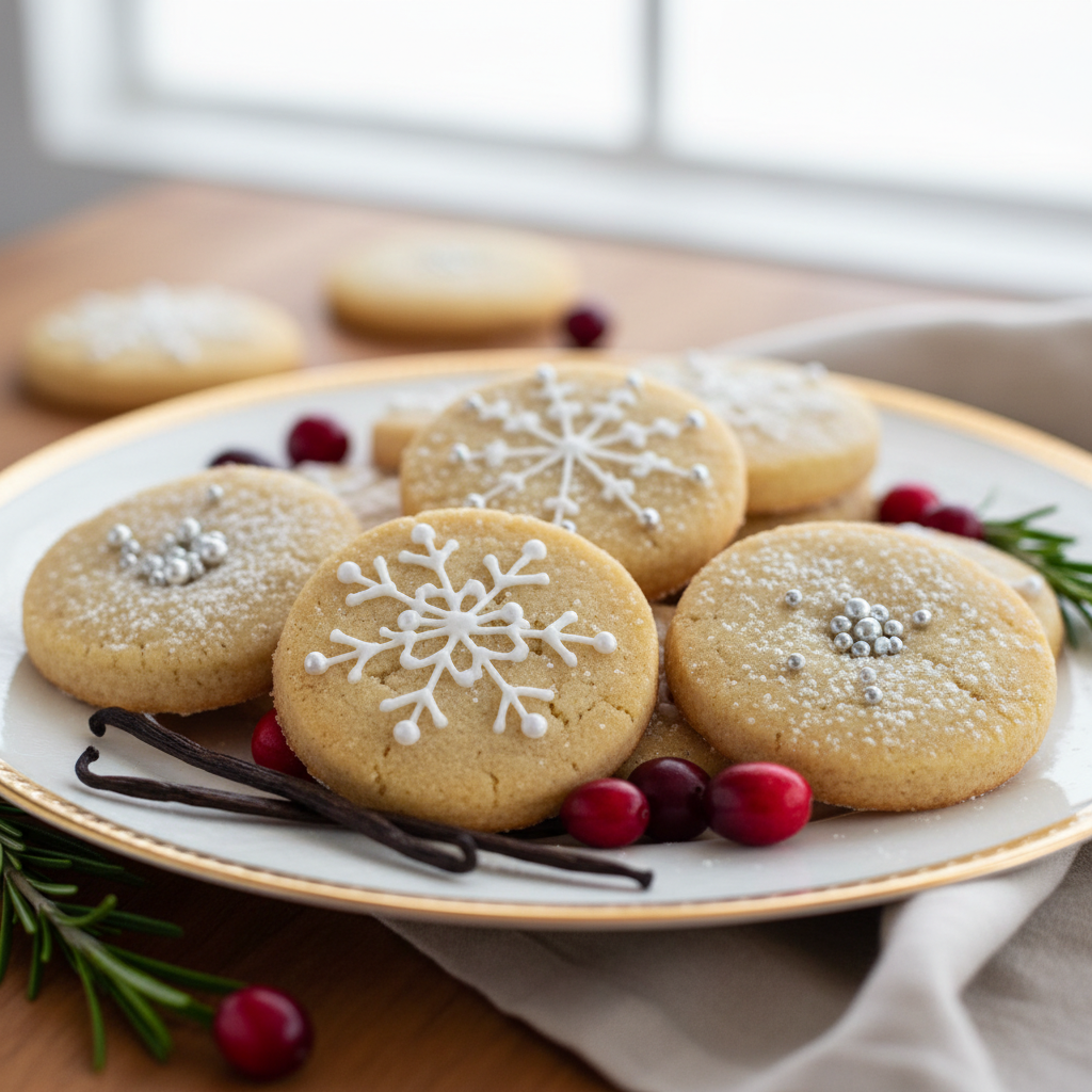 Photo de Recette de sablés de Noël fondants au beurre et vanille