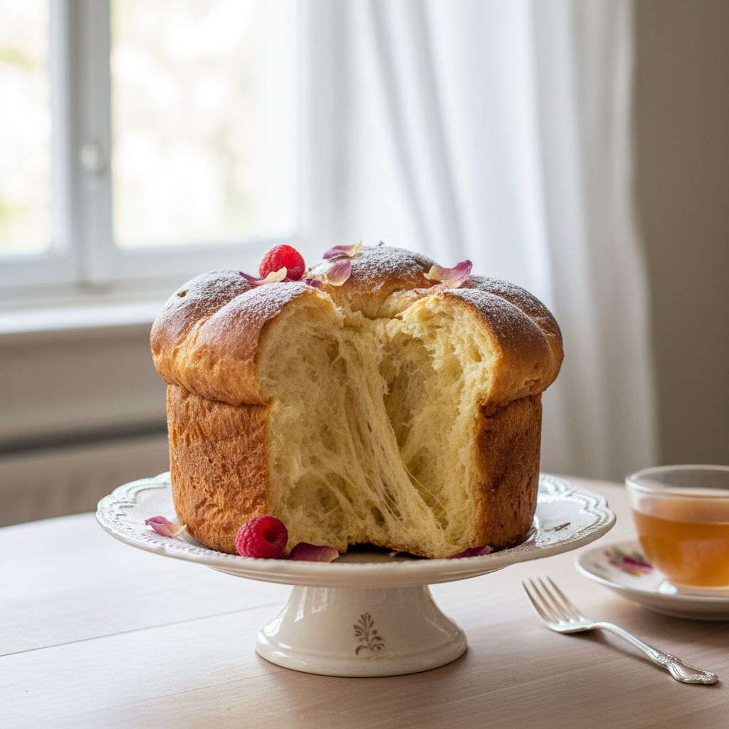 Photo de Recette de brioche moelleuse et facile à la mie filante