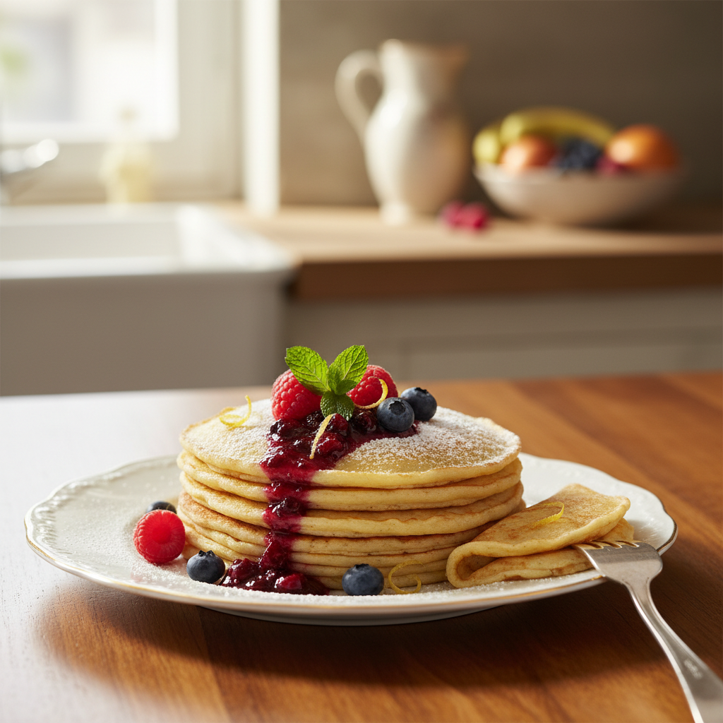 Photo de Recette de crêpes sans œuf légères et inratables