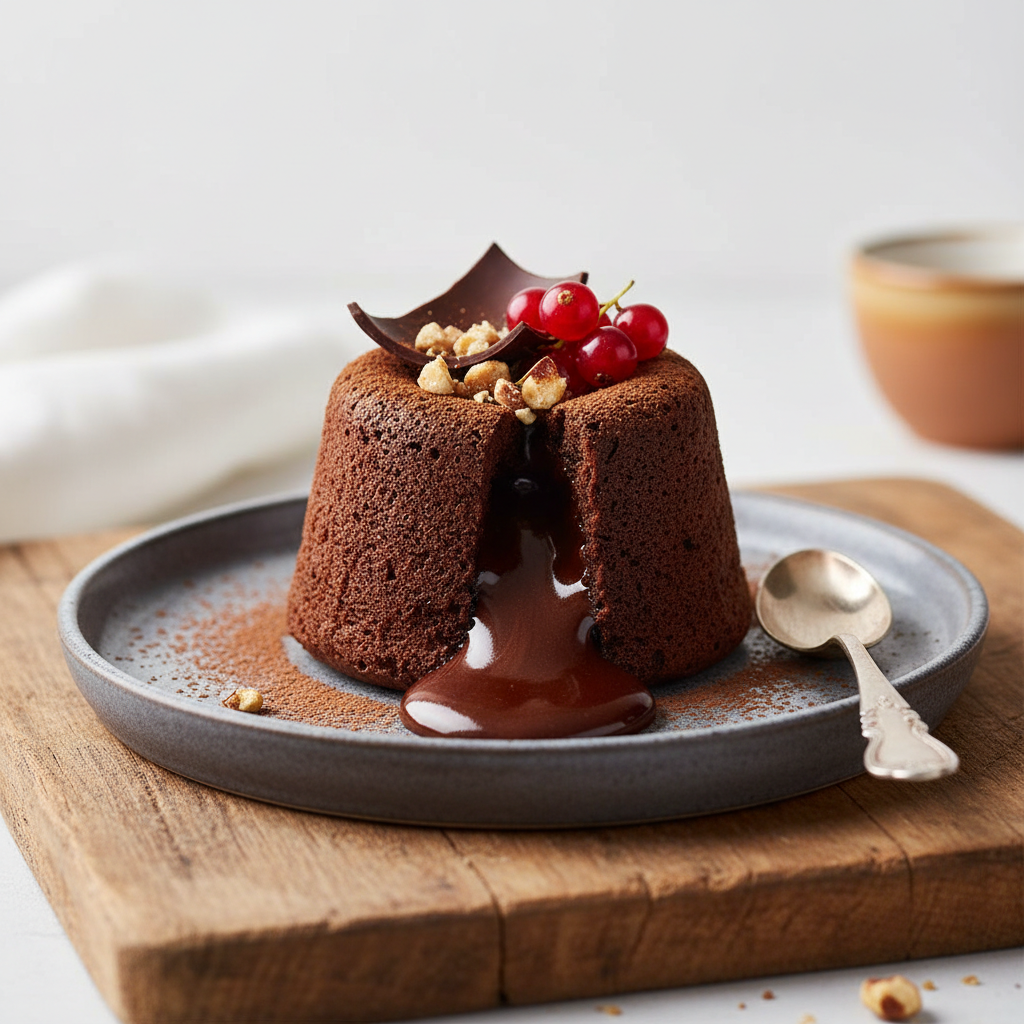 Photo de Recette de gâteau au chocolat fondant et intense en bouche