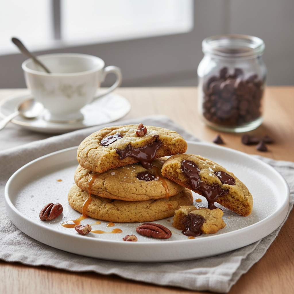 Photo de Recette des cookies américains moelleux et croustillants