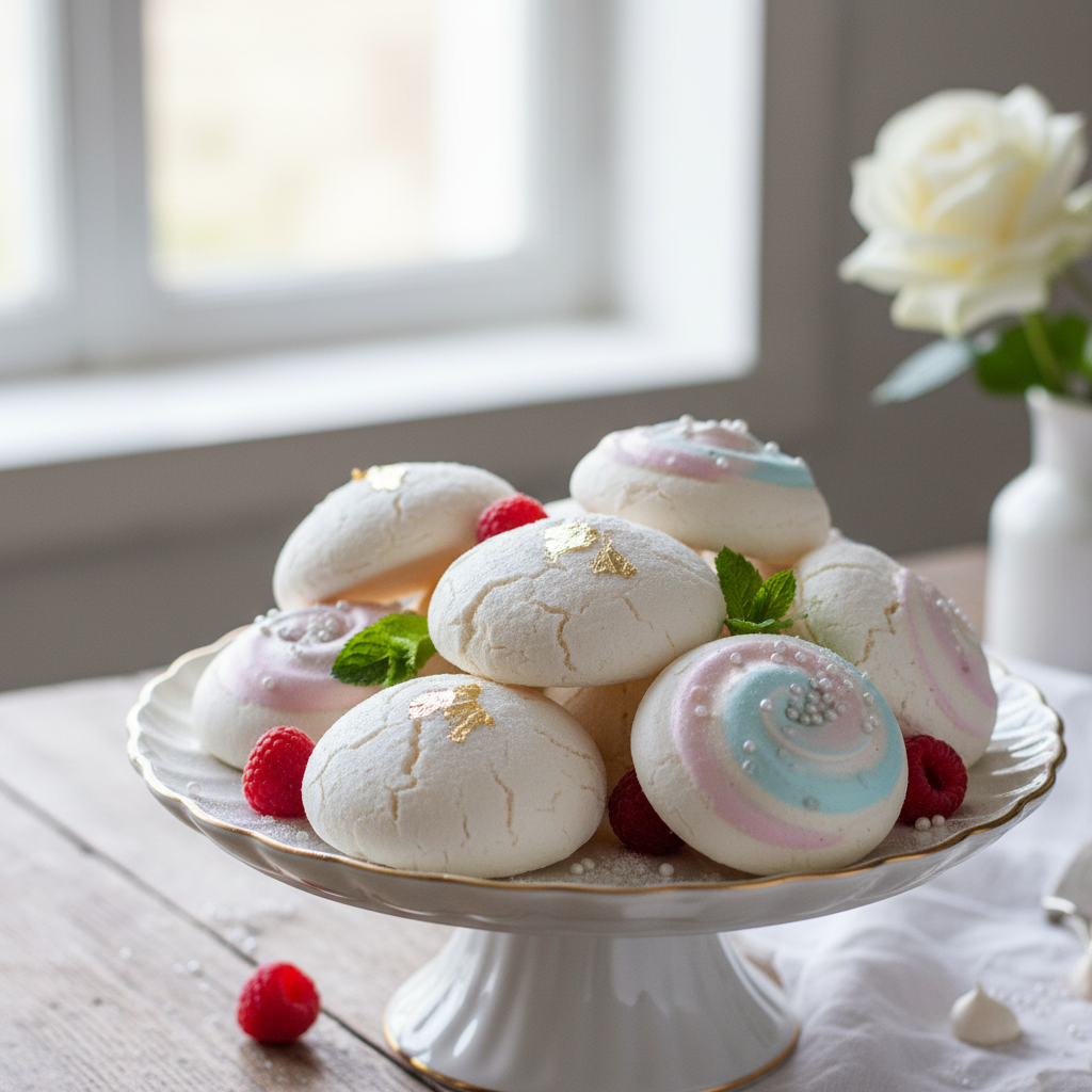 Photo de Recette de meringues craquantes et fondantes à souhait