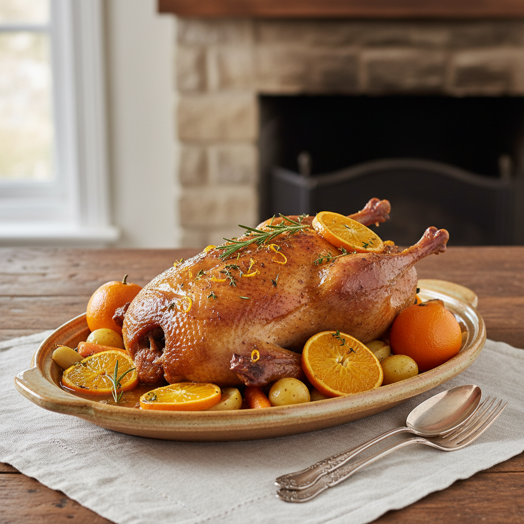 Photo de Recette du canard à l'orange fondant et parfumé