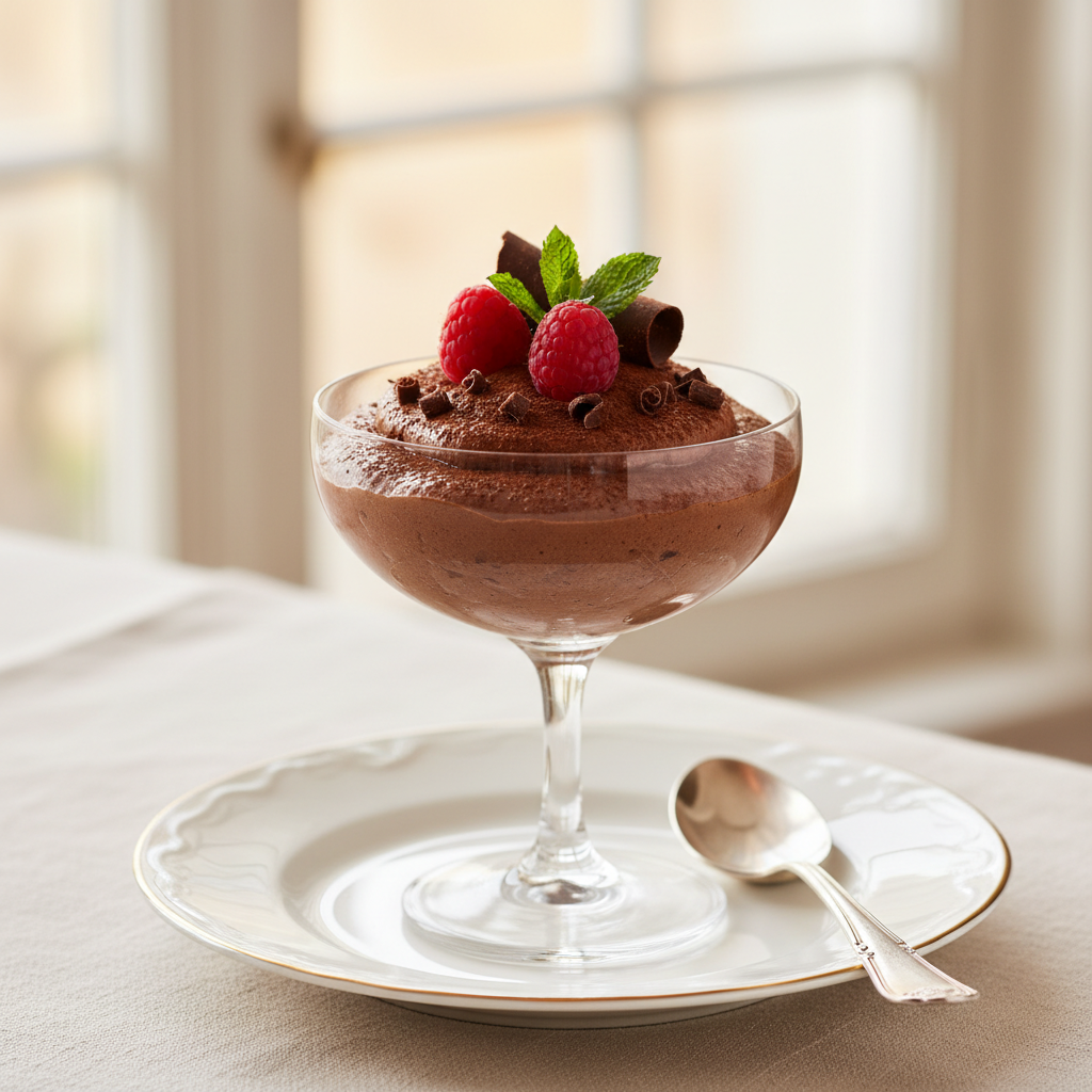 Photo de Recette de mousse au chocolat Nestlé Dessert traditionnelle