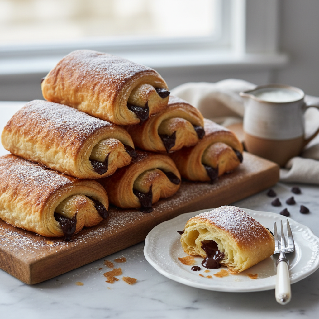 Photo de Recette des pains au chocolat maison comme en boulangerie