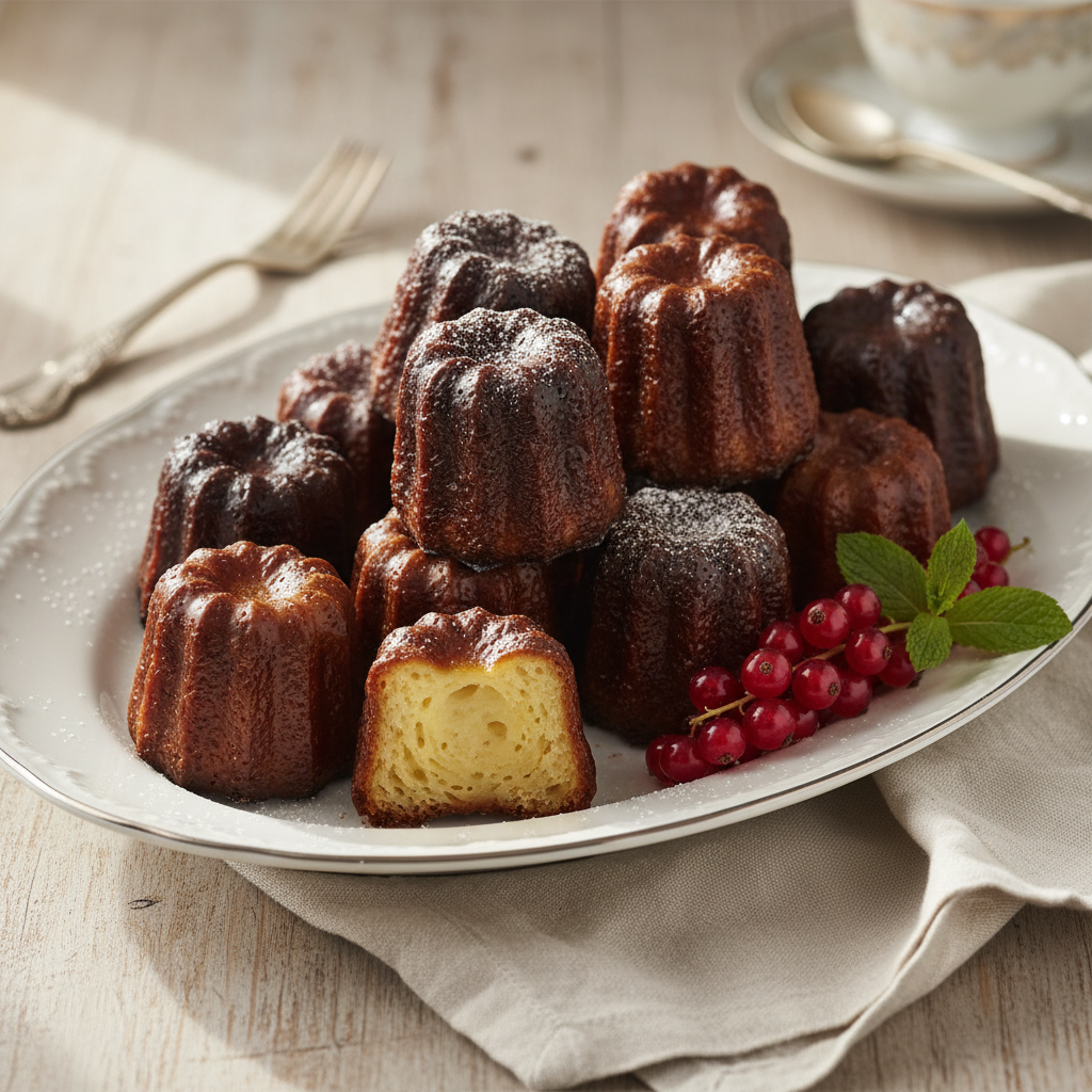 Photo de Recette des cannelés bordelais croustillants et fondants