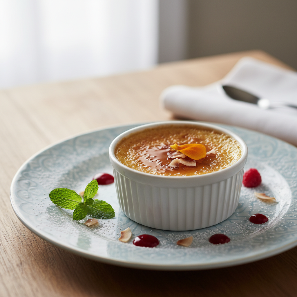 Photo de Recette de flan coco antillais onctueux au lait concentré