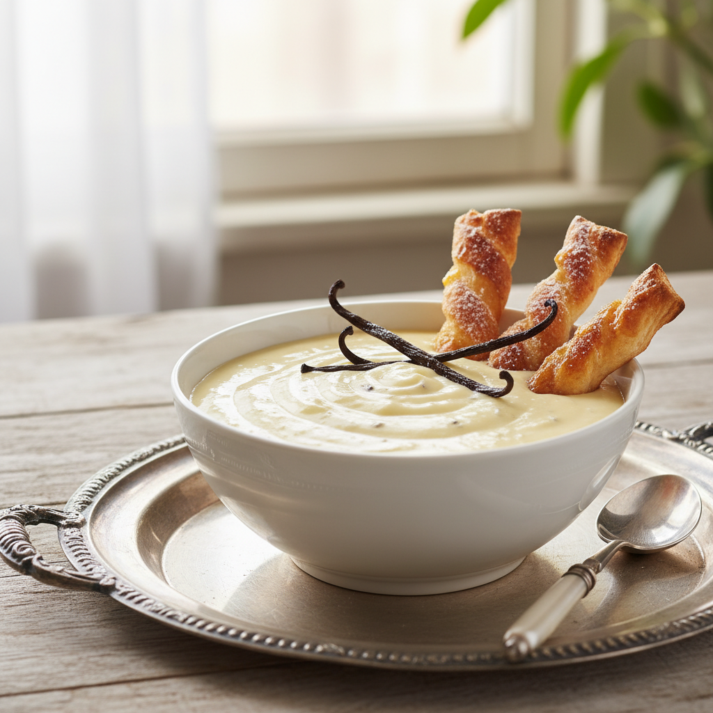 Photo de Recette de crème pâtissière facile et onctueuse à la vanille