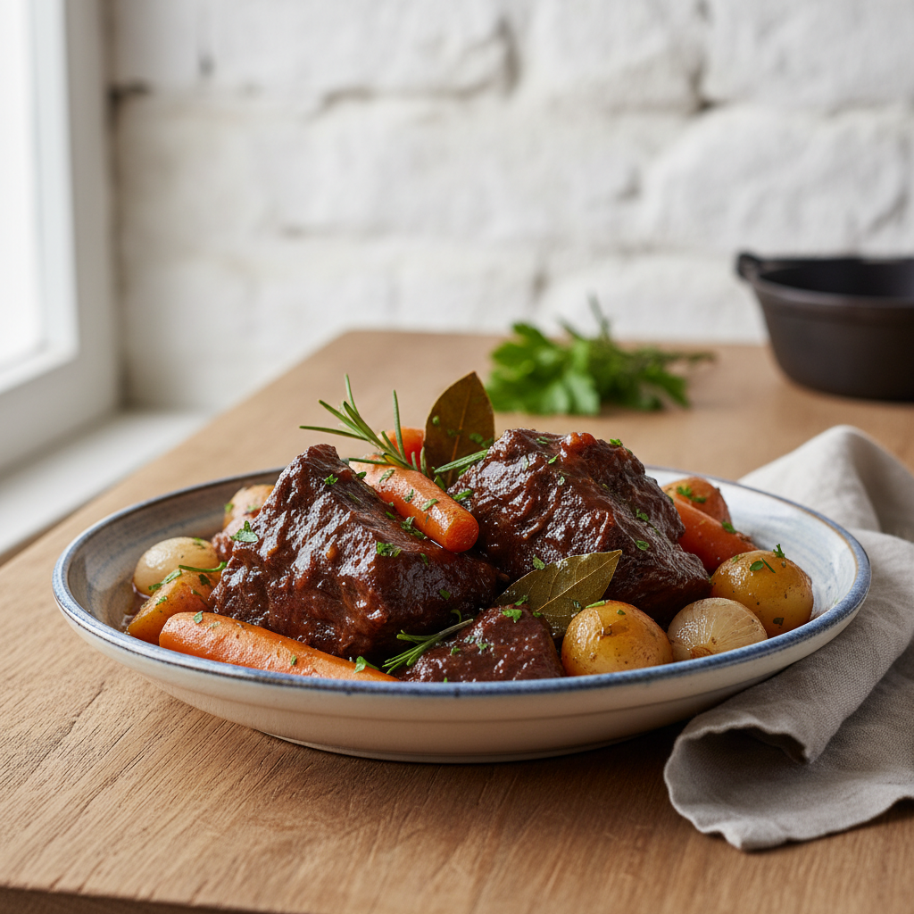 Photo de Recette de la daube de sanglier fondante et parfumée