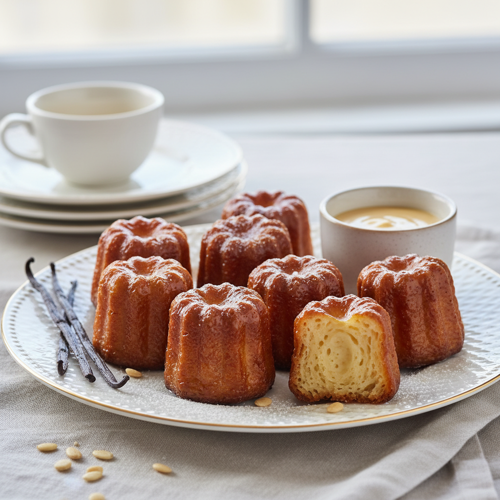 Photo de Recette des cannelés bordelais au parfum de vanille intense