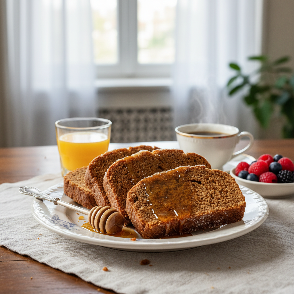 Photo de Recette du pain d'épice traditionnel au miel de forêt