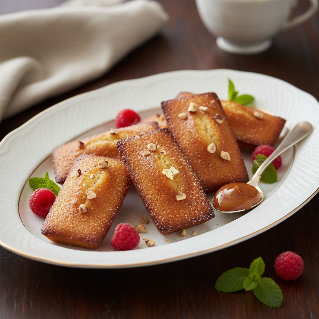 Photo de Recette de financiers au beurre noisette de Cyril Lignac
