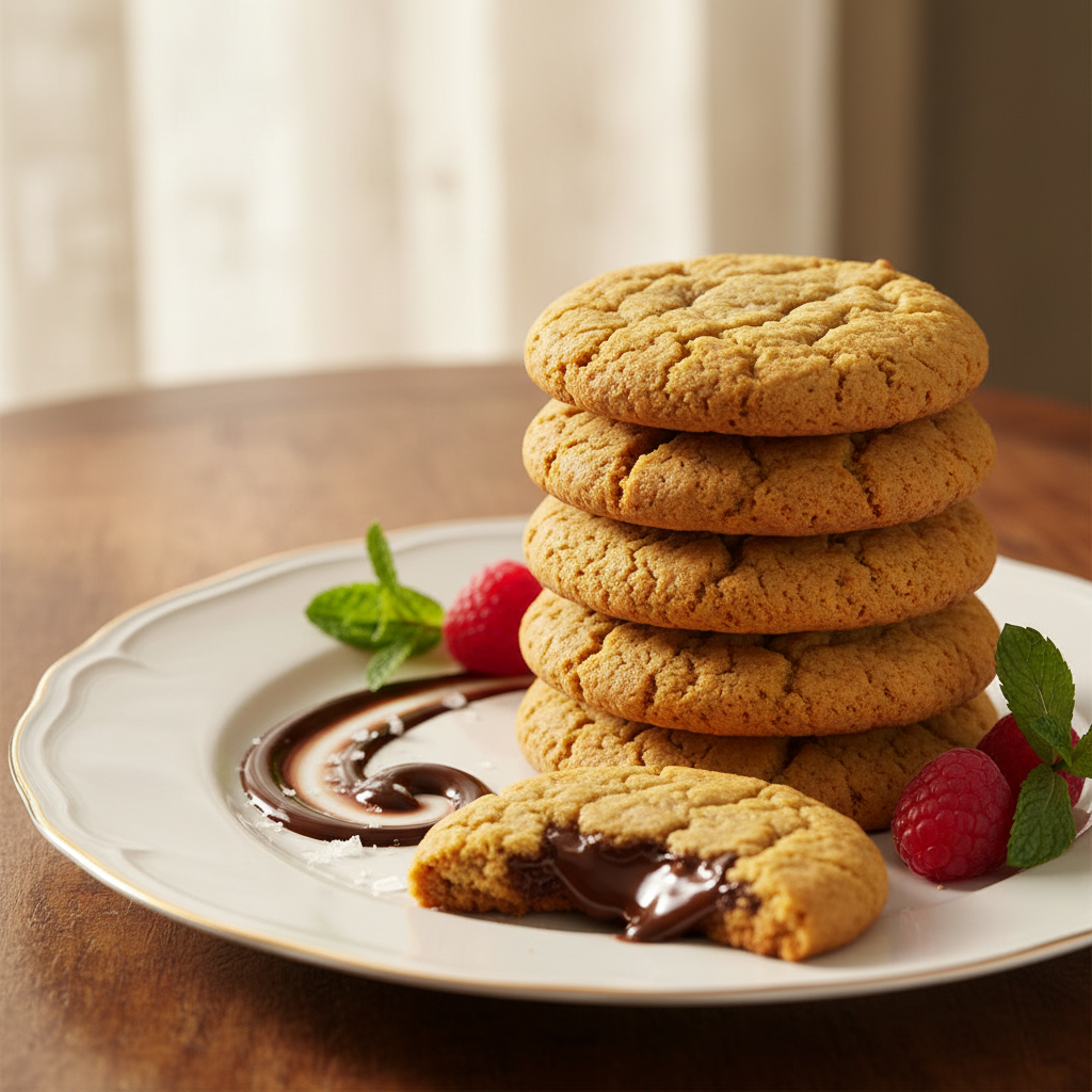 Photo de Recette de cookies sans œuf croquants et fondants