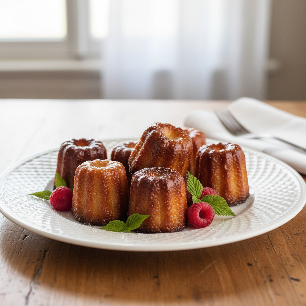 Photo de Recette de cannelés bordelais à la croûte caramélisée