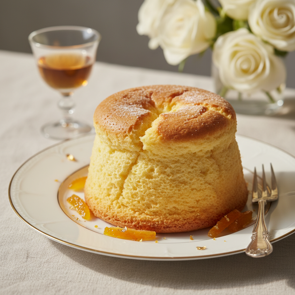 Photo de Recette de gâteau aux jaunes d'œufs moelleux et doré