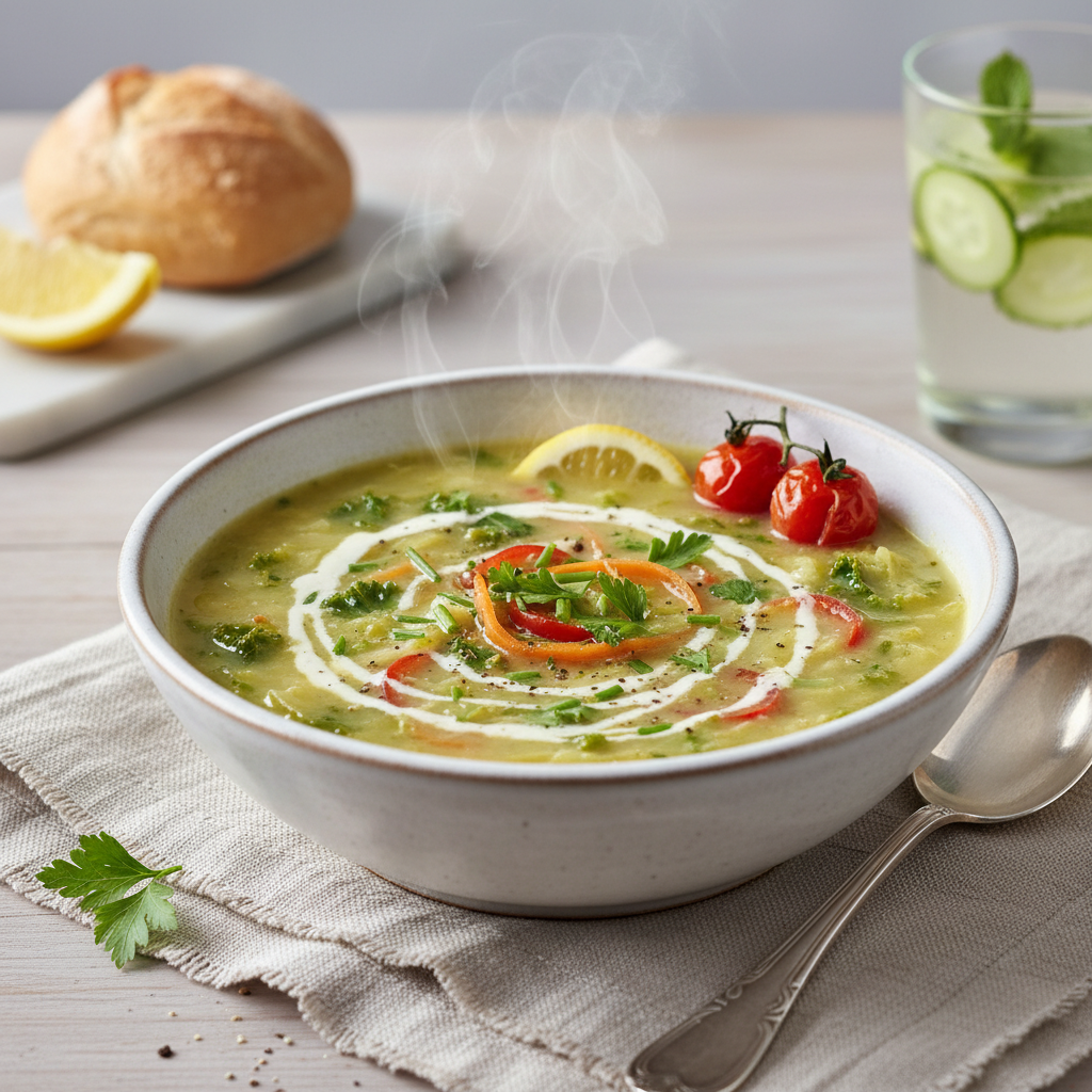 Photo de Recette de soupe aux choux minceur et vitalité