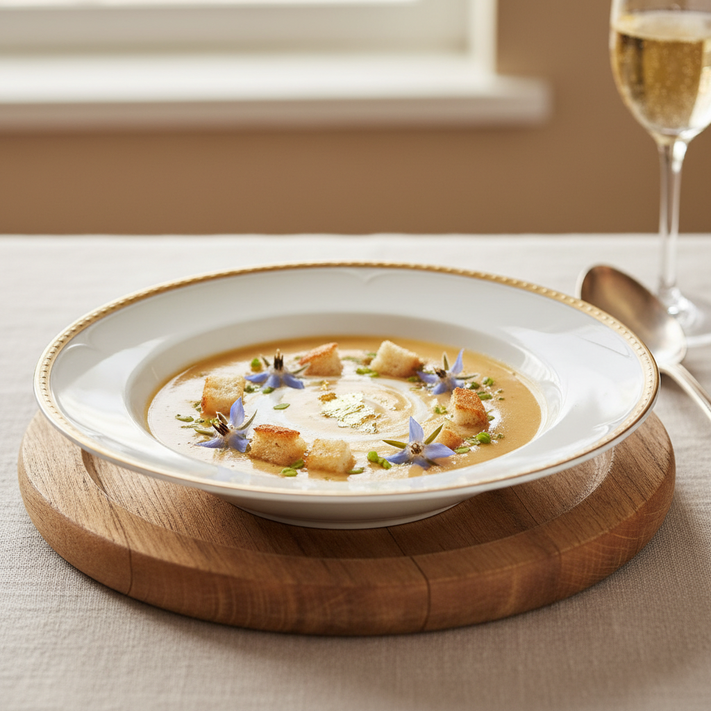 Photo de Recette de la soupe champenoise festive et pétillante