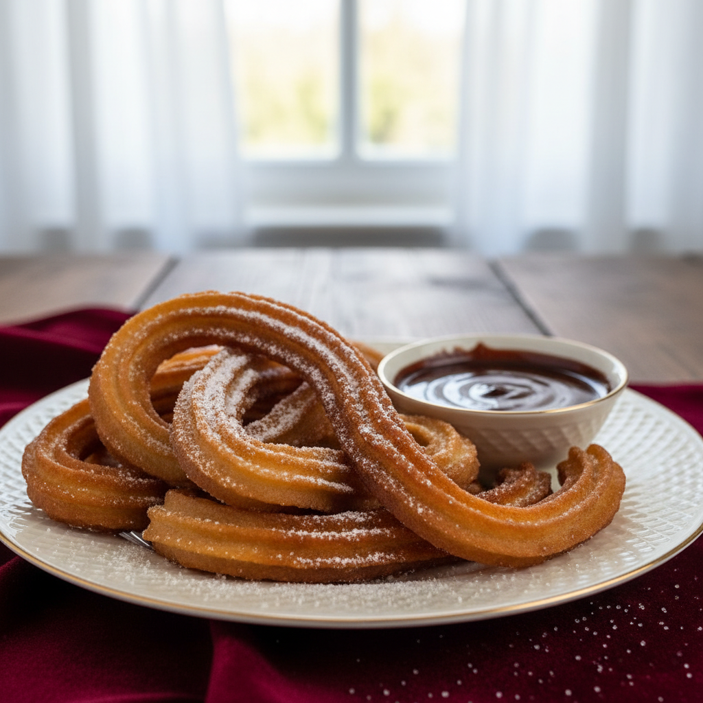 Photo de Recette des churros croustillants et fondants à l'espagnole