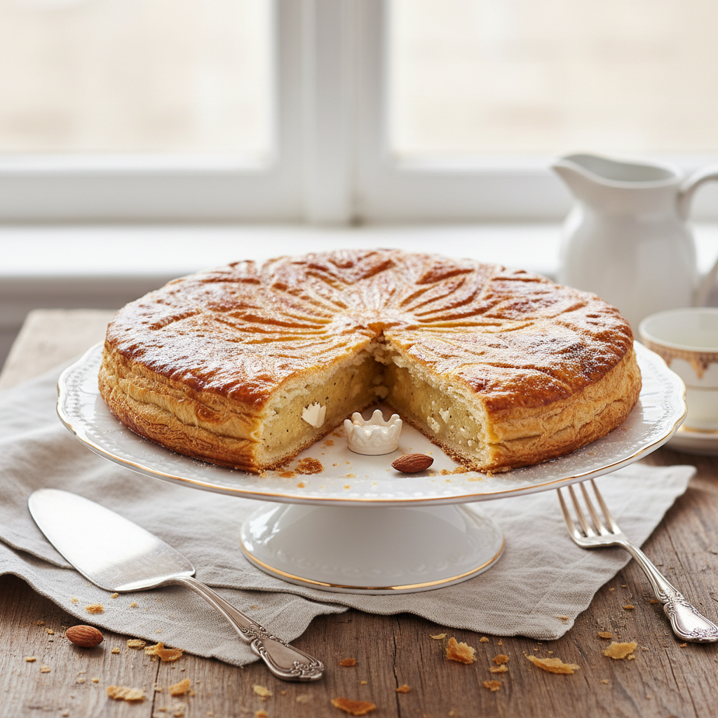 Photo de Recette de la galette des rois de grand-mère traditionnelle
