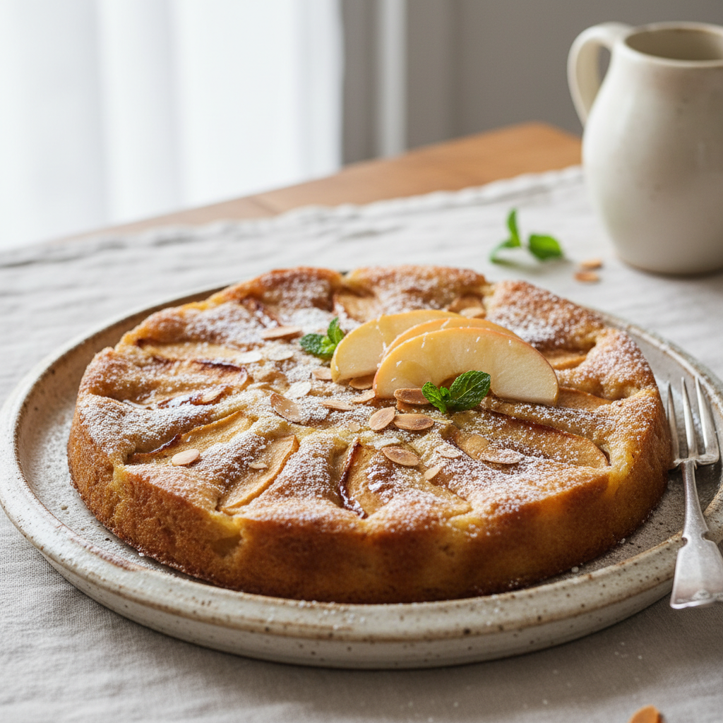 Photo de Recette de clafoutis aux pommes moelleux comme autrefois