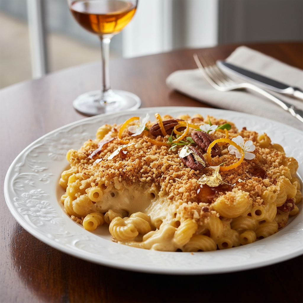 Photo de Recette de macaroni au fromage croustillant et ultra crémeux