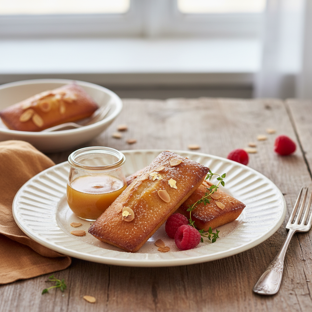 Photo de Recette du financier aux amandes et beurre noisette